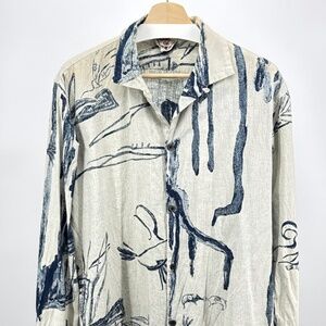 R by 45rpm Discharge Indigo Over Shirt